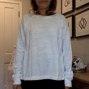 Jcrew White Sweatshirt with lace detail